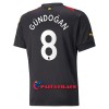Virallinen Fanipaita Manchester City Gundogan 8 Vieraspelipaita 2022-23 - Miesten